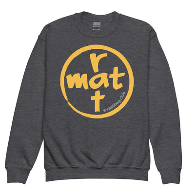 Mat Rat Wrestling Youth Crew Neck Sweatshirt