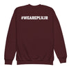 PLYAA Rhino Football Youth crewneck sweatshirt