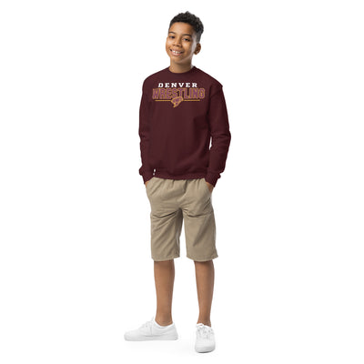 Denver Wrestling Youth Crew Neck Sweatshirt