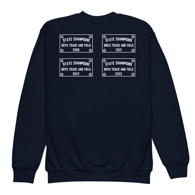 Olathe North Track & Field State Champs Youth crewneck sweatshirt