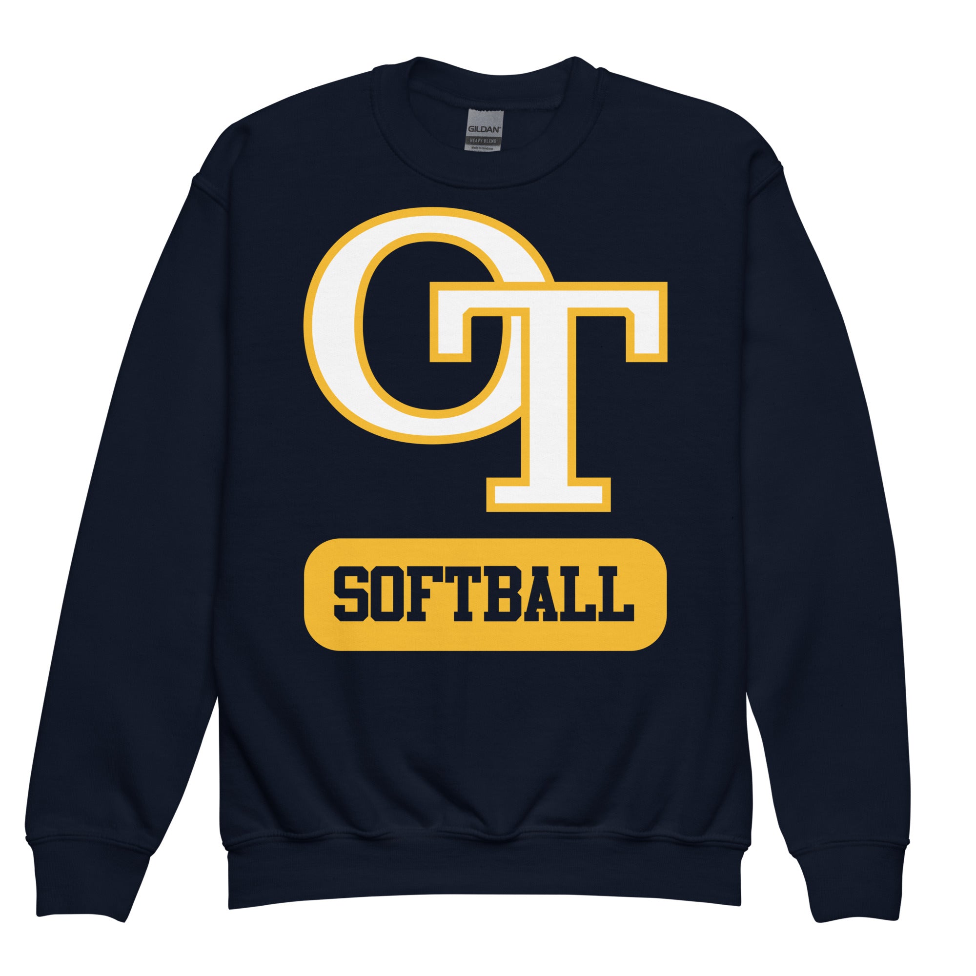 OT Baseball and Softball League - Softball Youth crewneck sweatshirt