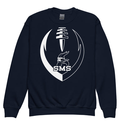 Seaman Middle School Football Youth Crew Neck Sweatshirt