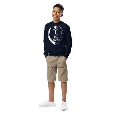 Seaman Middle School Football Youth Crew Neck Sweatshirt