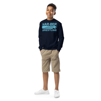 Har-Ber Wrestling Youth Crew Neck Sweatshirt