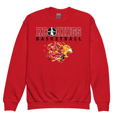 KC Kings Basketball Youth Crew Neck Sweatshirt