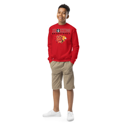 KC Kings Basketball Youth Crew Neck Sweatshirt