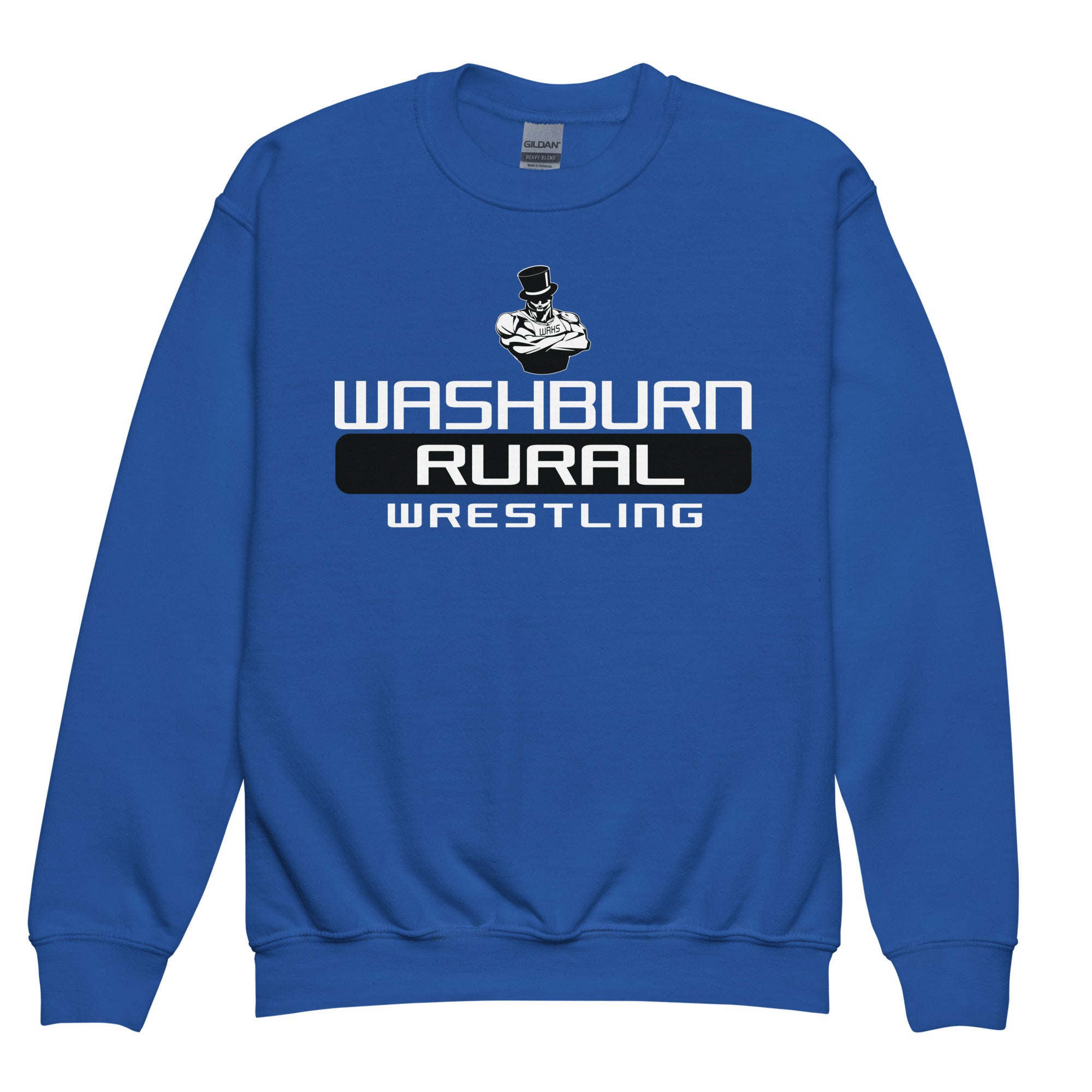 Washburn Rural Wrestling Youth crewneck sweatshirt