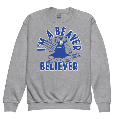 Pratt Community College Believer Youth Crewneck Sweatshirt