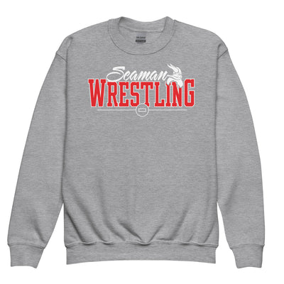 Topeka Seaman Wrestling Youth Crewneck Sweatshirt