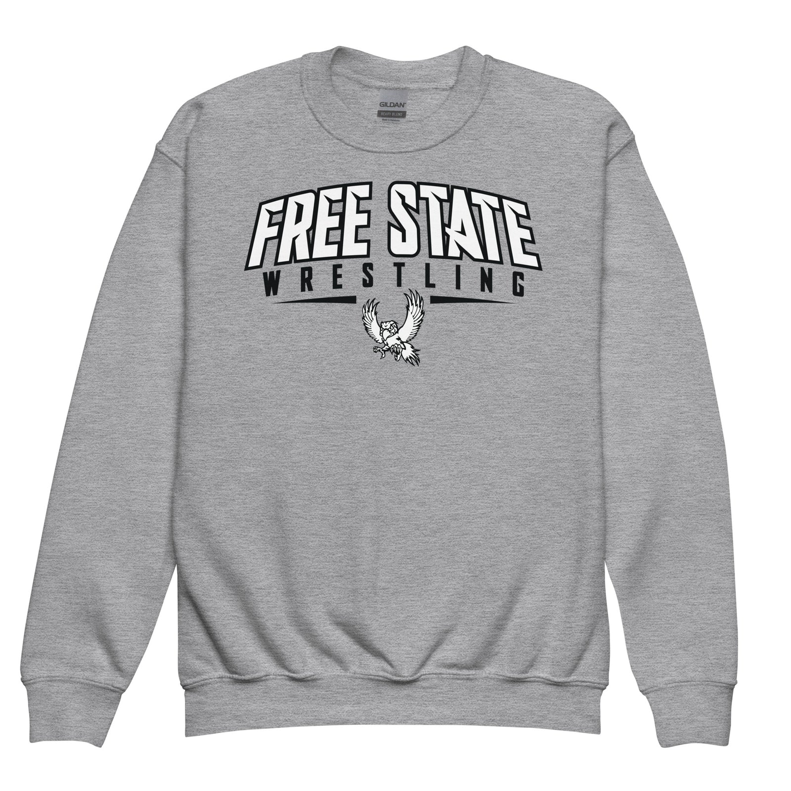 Lawrence Free State Wrestling Youth Crewneck Sweatshirt
