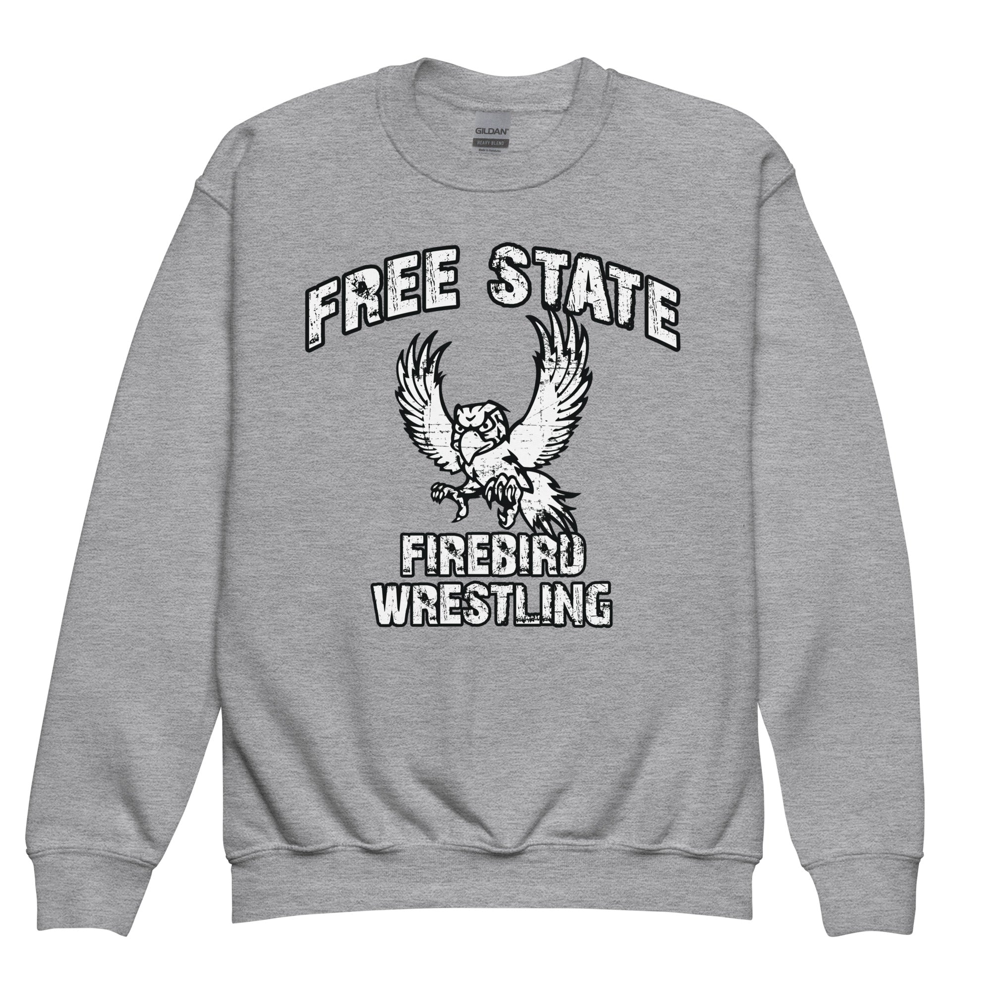 Lawrence Free State Wrestling Youth Crewneck Sweatshirt