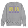 Avila University Cheer Youth Crew Neck Sweatshirt