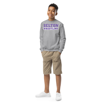 Belton Wrestling Youth Crew Neck Sweatshirt