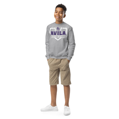 Avila Softball Youth Crew Neck Sweatshirt