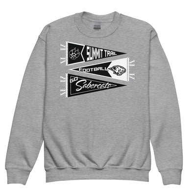 Summit Trail Middle School Football Youth Crew Neck Sweatshirt