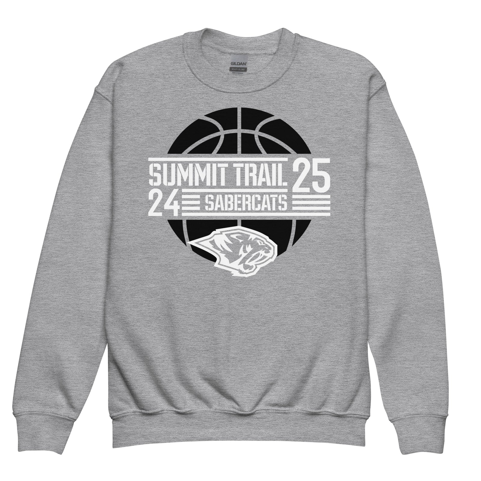 Summit Trail Middle School Basketball Youth Crew Neck Sweatshirt