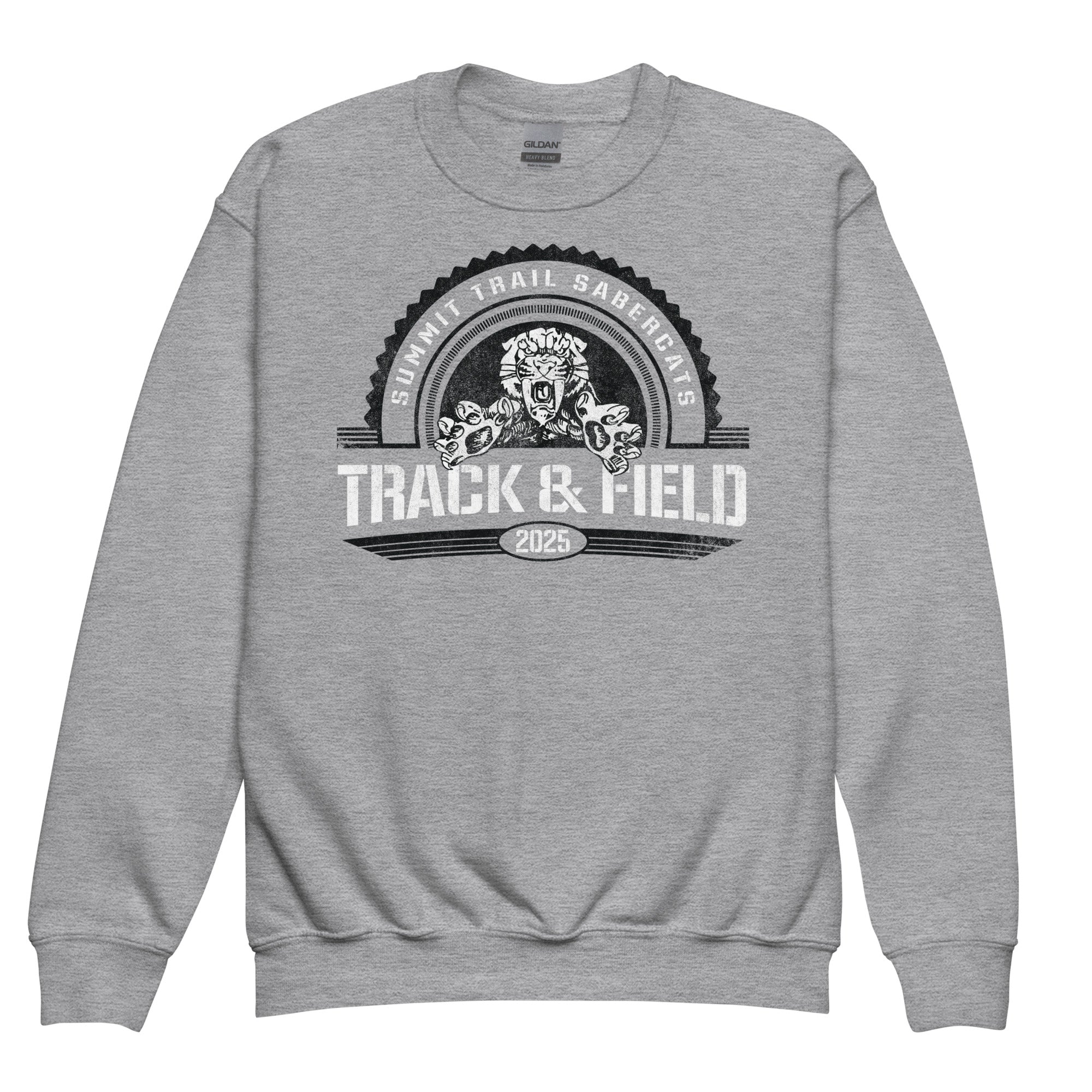 Summit Trail Middle School Track & Field Youth Crew Neck Sweatshirt