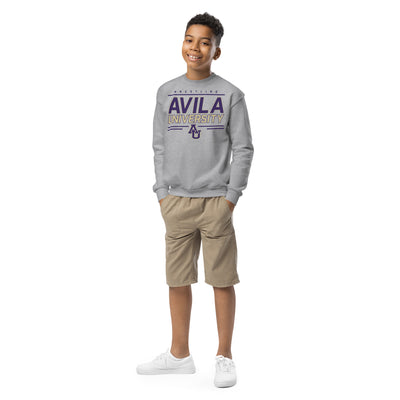 Avila Wrestling Youth Crew Neck Sweatshirt