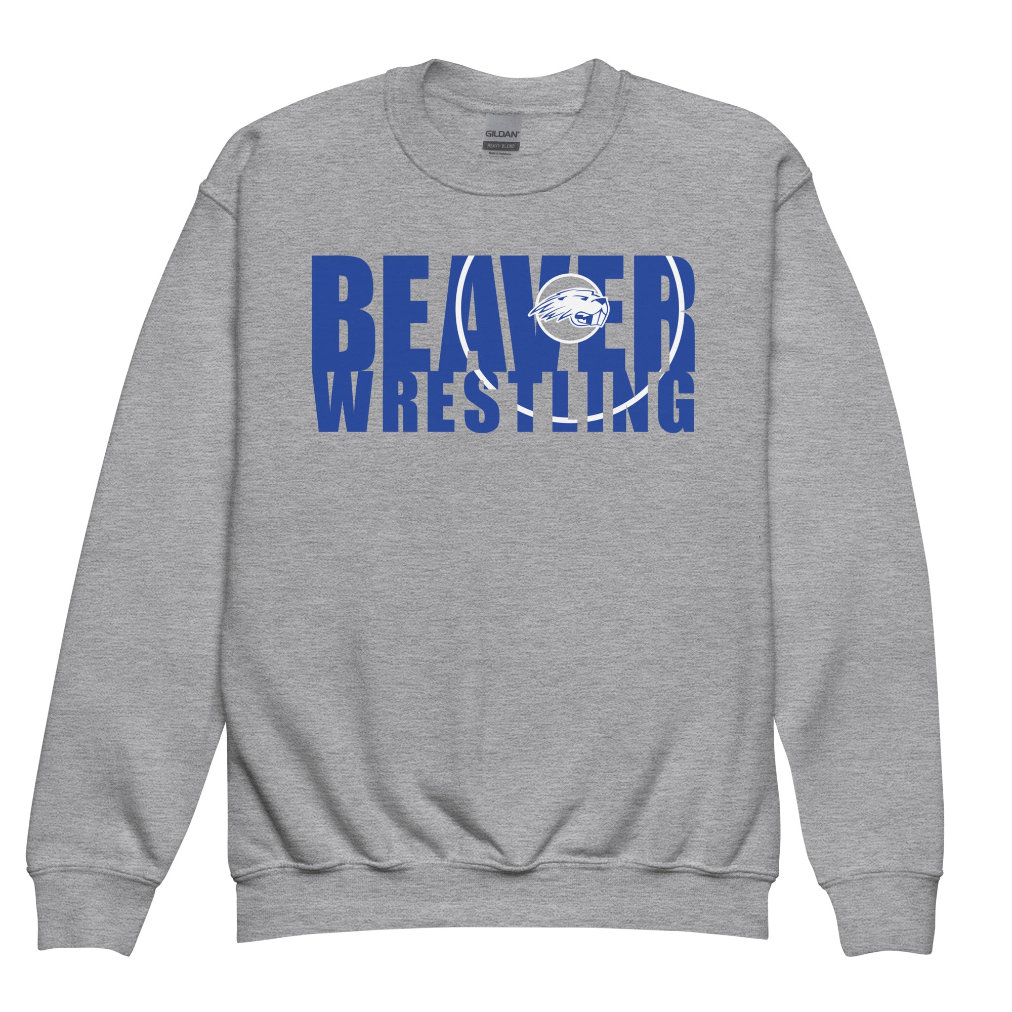 Pratt Community College Wrestling Mat Youth crewneck sweatshirt