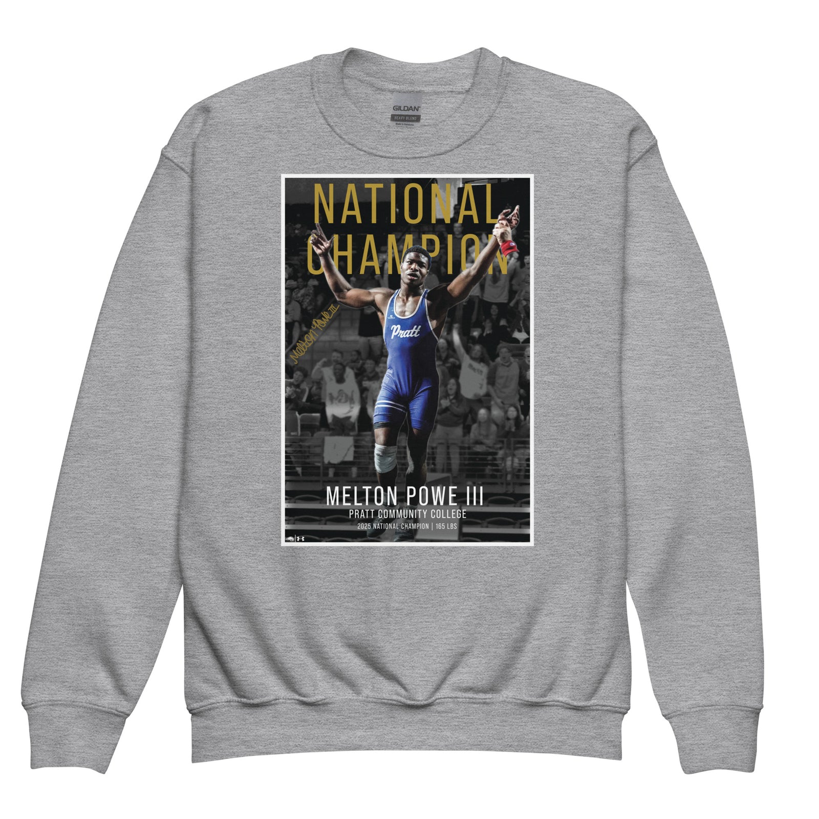 Pratt Community College Powe Youth crewneck sweatshirt