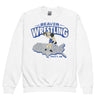 Pratt Community College Beaver Wrestling USA Youth Crewneck Sweatshirt