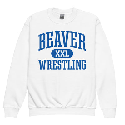 Pratt Community College Beaver XXL Wrestling Youth crewneck sweatshirt