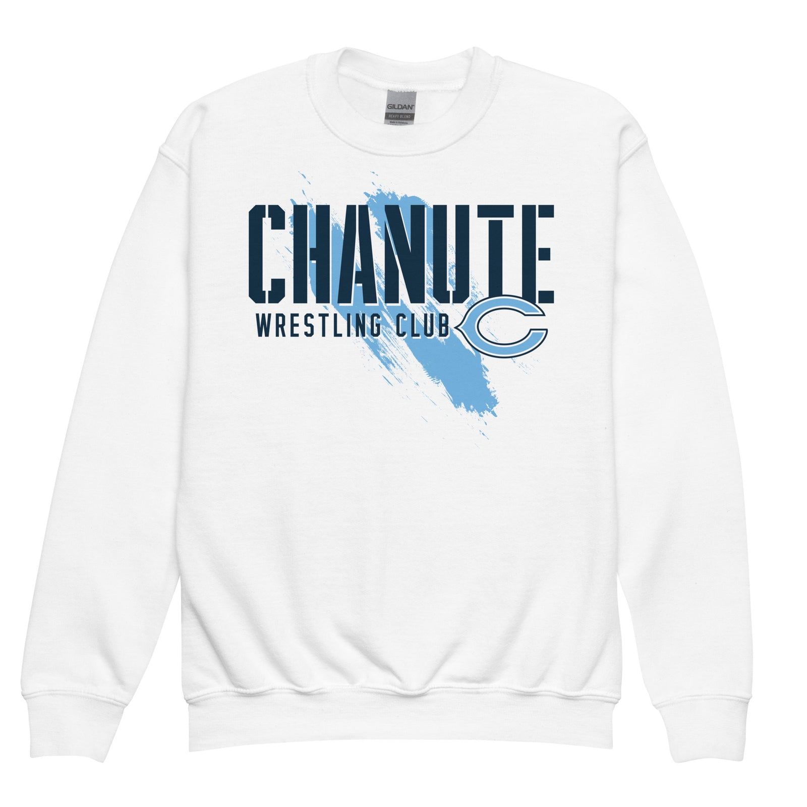 Chanute Wrestling Club Youth Crew Neck Sweatshirt