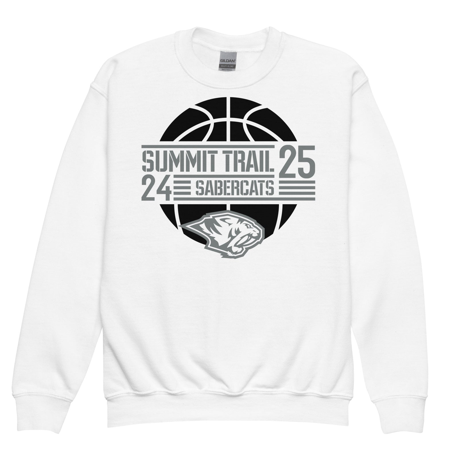 Summit Trail Middle School Basketball Youth Crewneck Sweatshirt