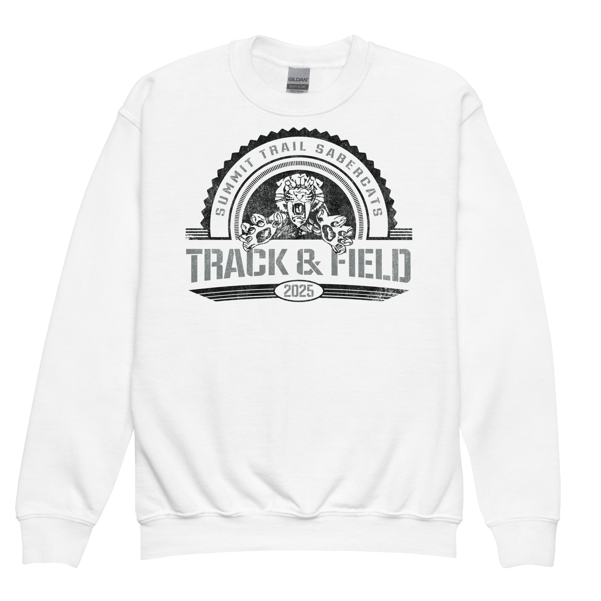 Summit Trail Middle School Track & Field Youth Crewneck Sweatshirt