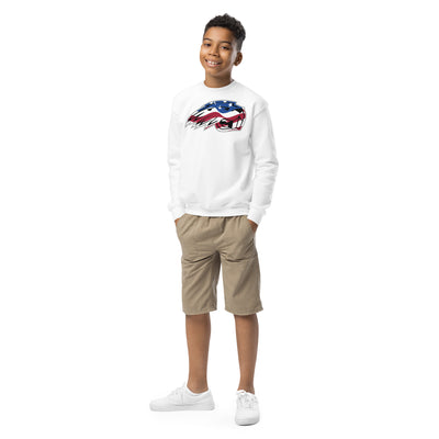 Pratt Community College USA Beaver Youth Crew Neck Sweatshirt