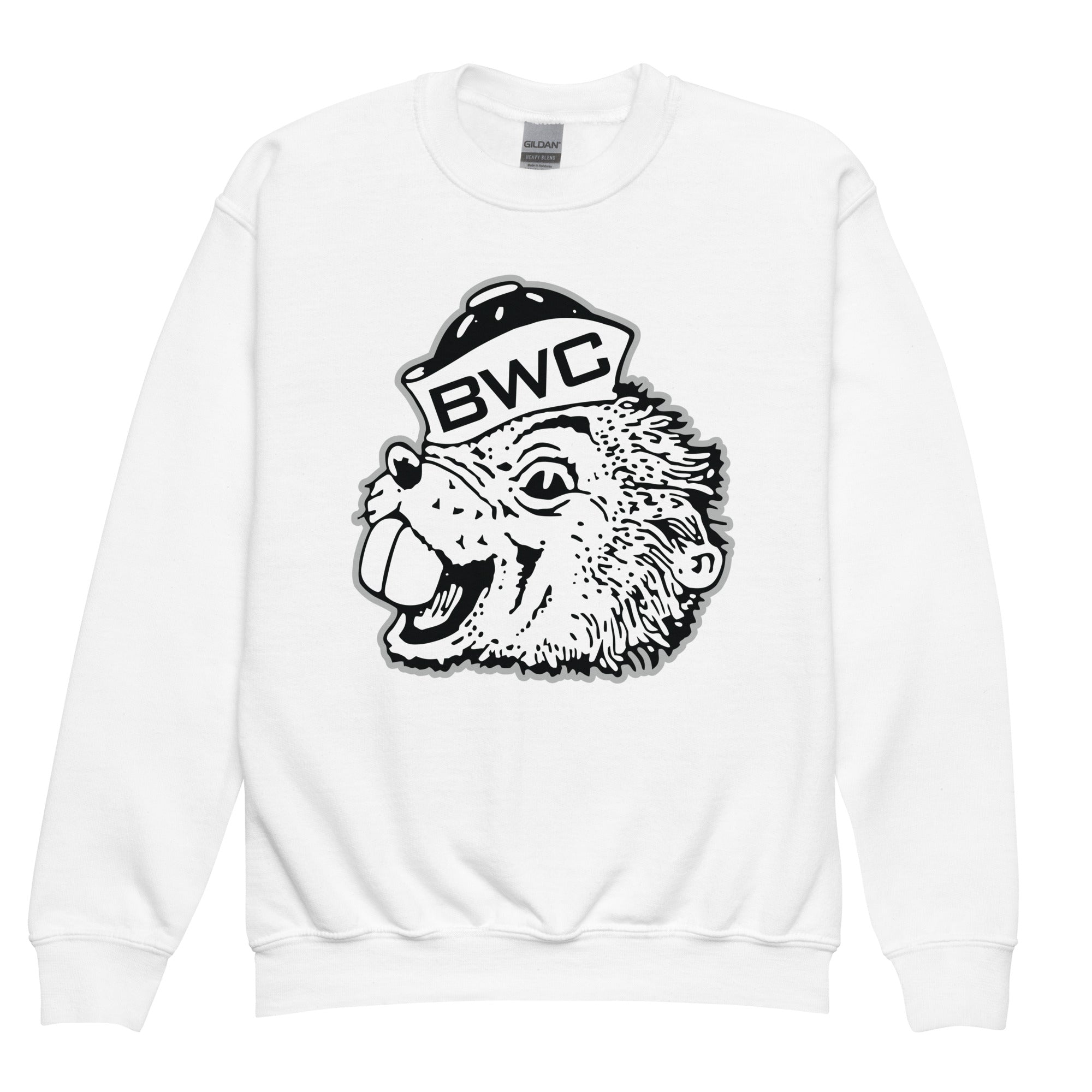 Pratt Community College BWC Beaver Youth crewneck sweatshirt