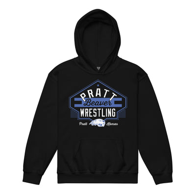 Pratt Beaver Wrestling Youth Heavy Blend Hooded Sweatshirt