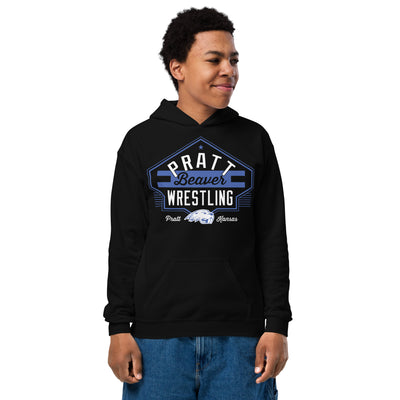 Pratt Beaver Wrestling Youth Heavy Blend Hooded Sweatshirt