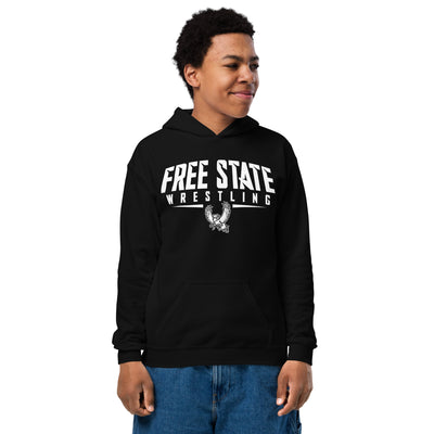 Lawrence Free State Wrestling Youth Heavy Blend Hooded Sweatshirt