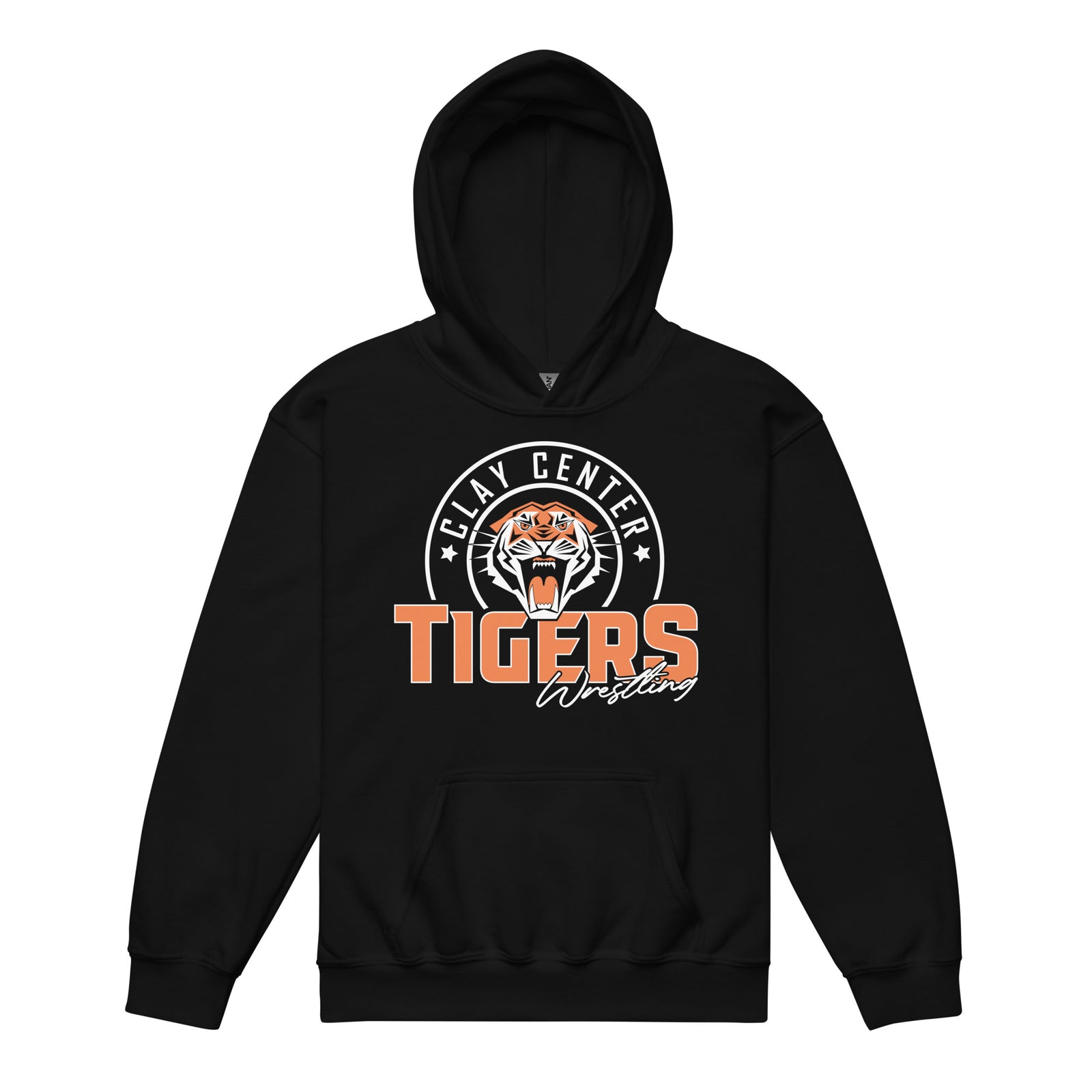 Clay Center Wrestling Youth Heavy Blend Hooded Sweatshirt