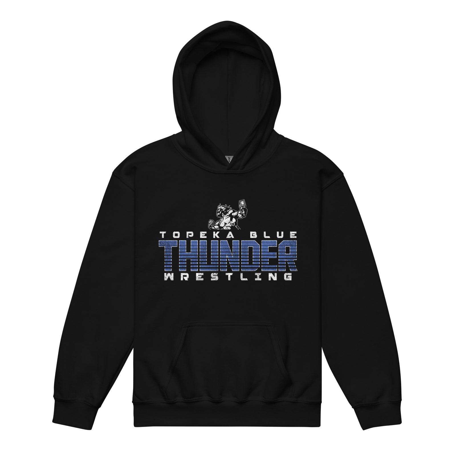 Topeka Blue Thunder Wrestling Youth heavy blend hoodie