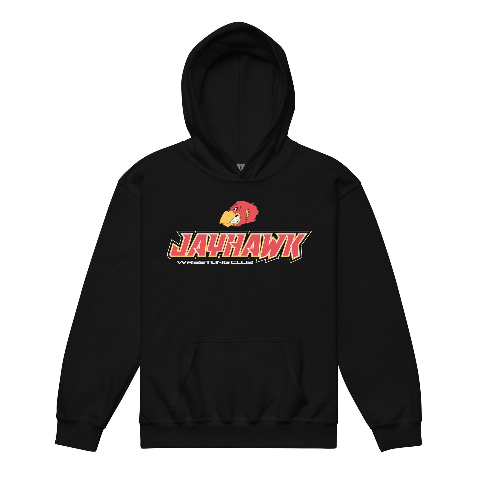 Jayhawk Wrestling Club Youth Heavy Blend Hooded Sweatshirt