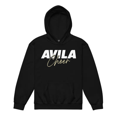 Avila University Cheer Youth Heavy Blend Hooded Sweatshirt