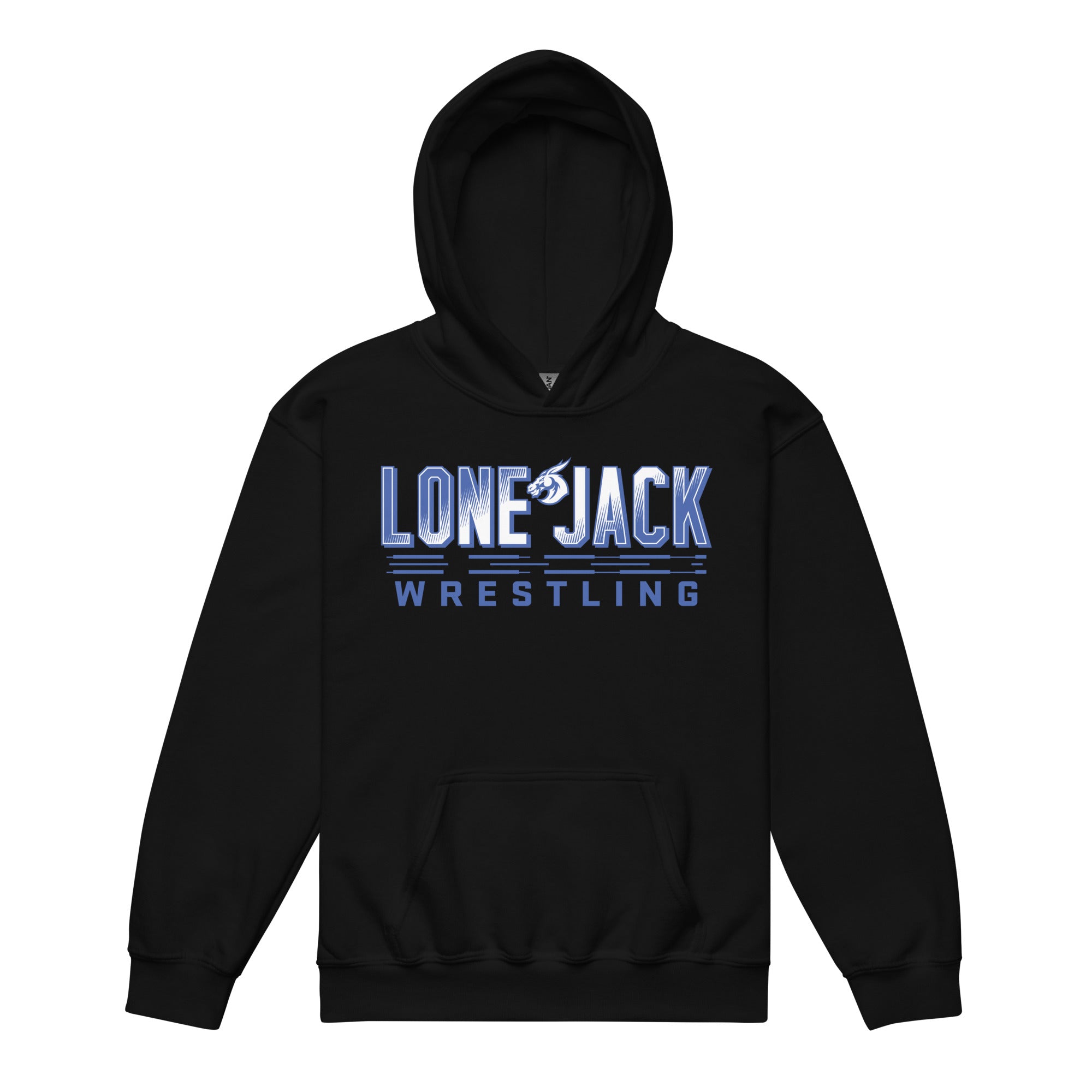 Lone Jack Wrestling Youth Heavy Blend Hooded Sweatshirt