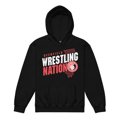 Deerfield Wrestling Youth Heavy Blend Hooded Sweatshirt