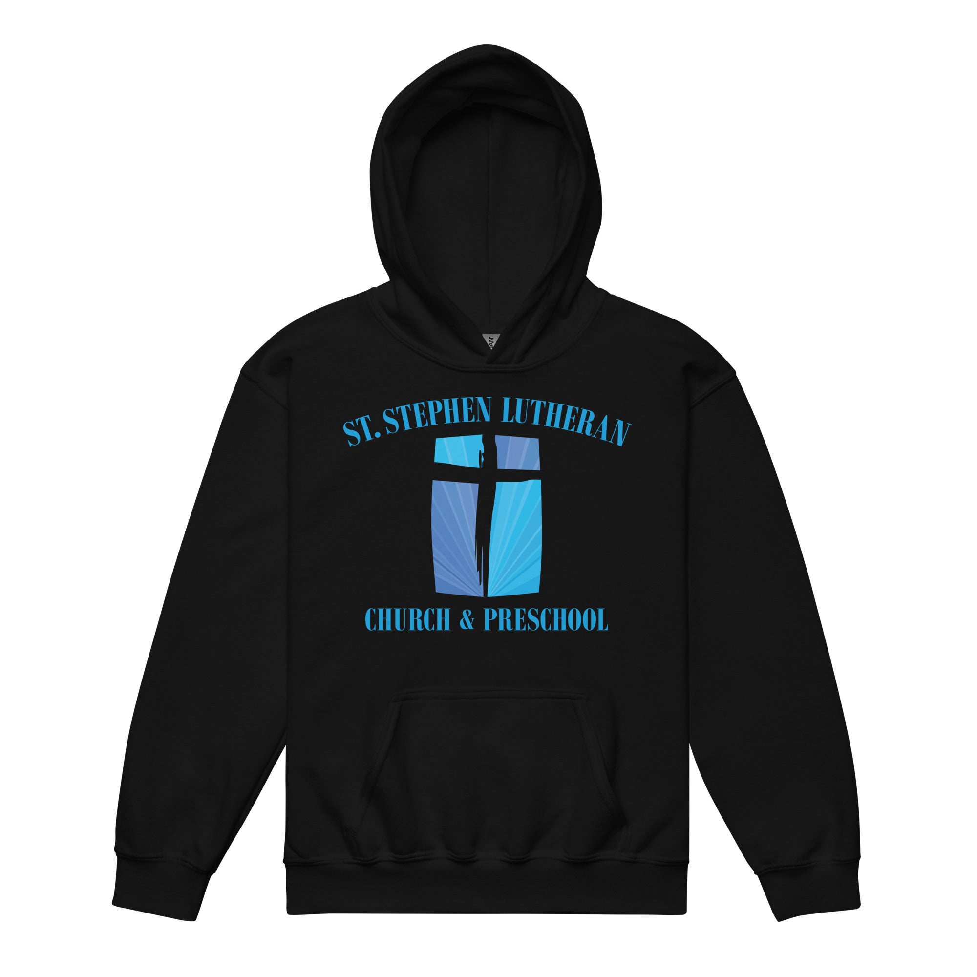 St. Stephen Lutheran Church Full Logo Youth Heavy Blend Hooded Sweatshirt