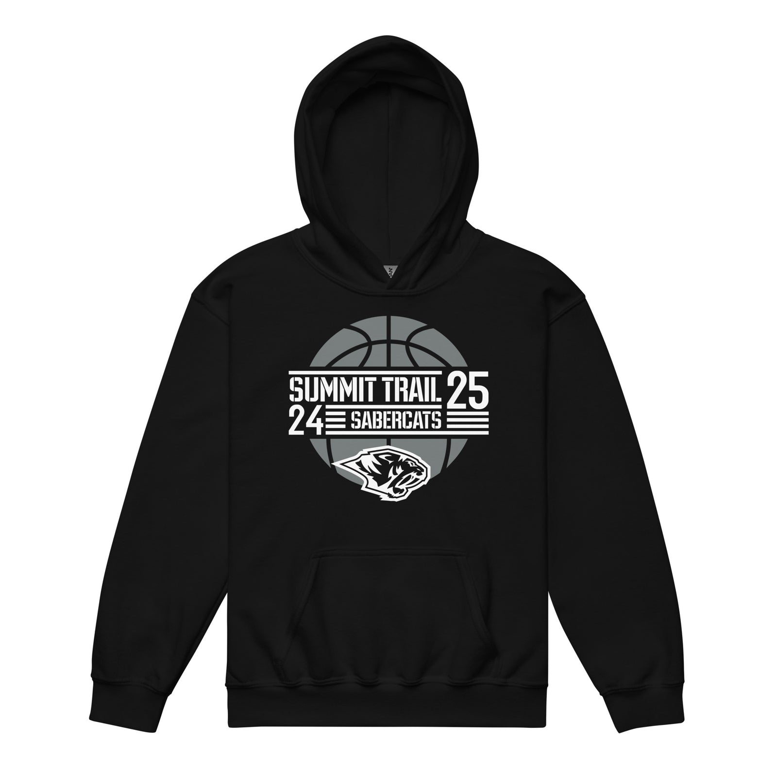 Summit Trail Middle School Basketball Youth Heavy Blend Hooded Sweatshirt