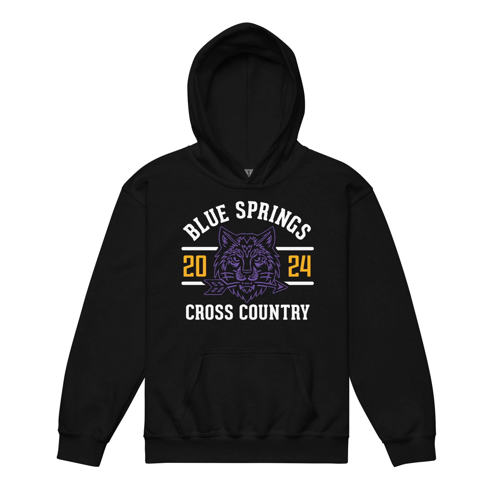 Blue Springs Cross Country Youth Heavy Blend Hooded Sweatshirt