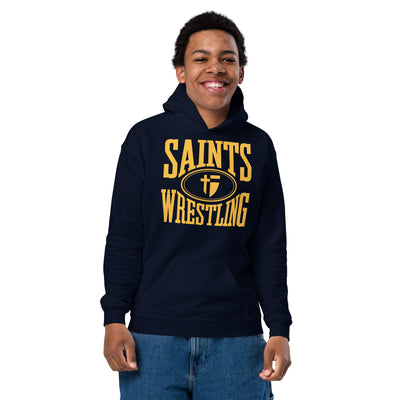 Saint Thomas Aquinas Wrestling Youth Heavy Blend Hooded Sweatshirt