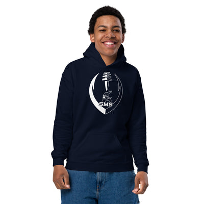 Seaman Middle School Football Youth Heavy Blend Hooded Sweatshirt