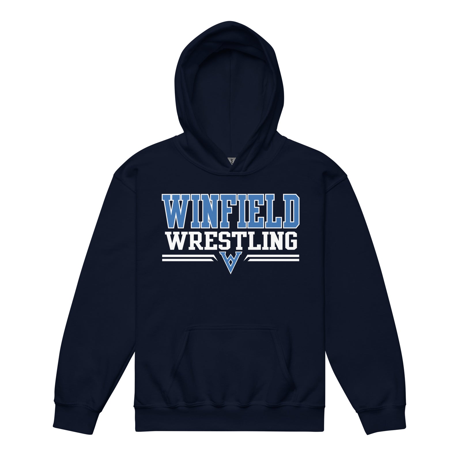 Winfield Wrestling Youth Heavy Blend Hoodie