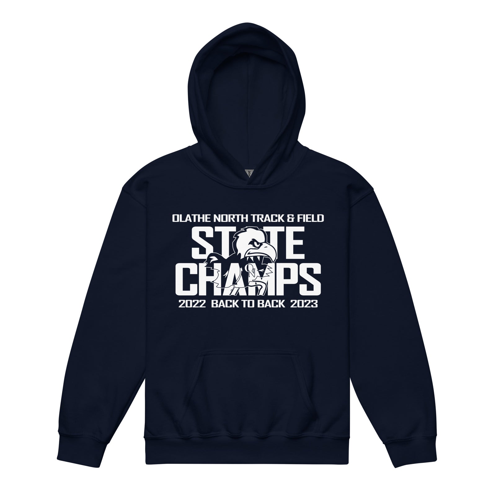 Olathe North Track & Field State Champs Youth heavy blend hoodie
