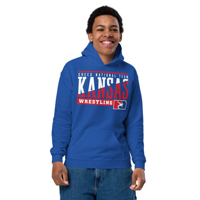 USAW KS Greco Youth Heavy Blend Hoodie