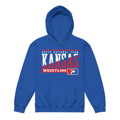 USAW KS Greco Youth Heavy Blend Hoodie