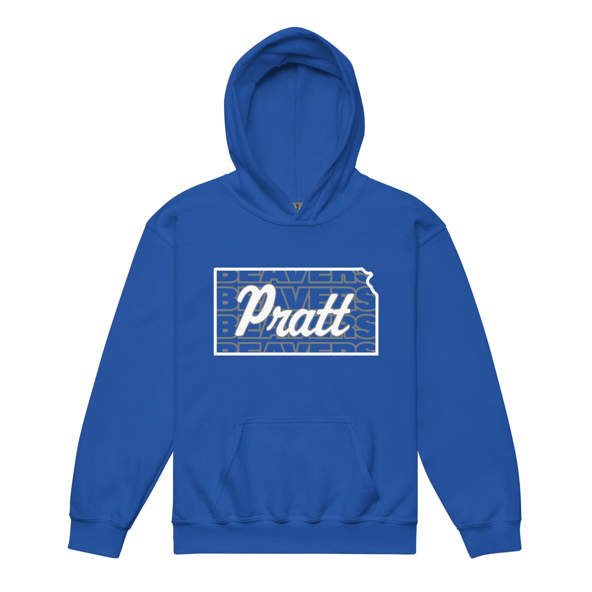 Pratt Community College KS Beavers Youth heavy blend hoodie